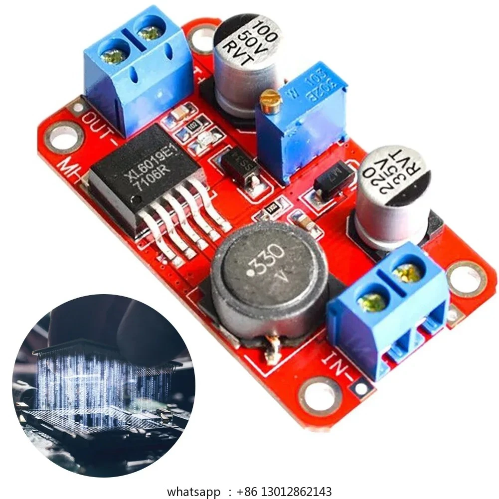 XL6019 DC-DC Step-Up Voltage Boost Converter 3V-40V To 5V-45V High Power Booster Power Supply Module Adjustable Output
XL6019 DC-DC Step-Up Voltage Boost Converter 3V-40V To 5V-45V High Power Booster Power Supply Module Adjustable Output