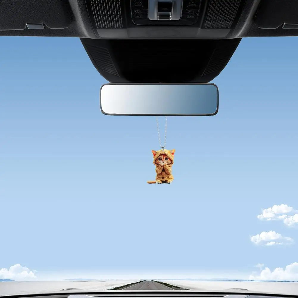 Car Hanging Pendant Rearview Mirror Decoration Compact Cats Ornament Interior 2D Car Hanging Cute Decor Cat-Shaped Acrylic E7Q1
Car Hanging Pendant Rearview Mirror Decoration Compact Cats Ornament Interior 2D Car Hanging Cute Decor Cat-Shaped Acrylic E7Q1