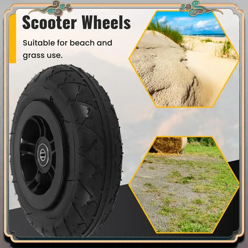 Durable 8 Inch Off Road Wheel Pneumatic Rubber All Terrain Mountain Wheels Kit For DIY Skateboard /Scooter/ROTATING
Durable 8 Inch Off Road Wheel Pneumatic Rubber All Terrain Mountain Wheels Kit For DIY Skateboard /Scooter/ROTATING