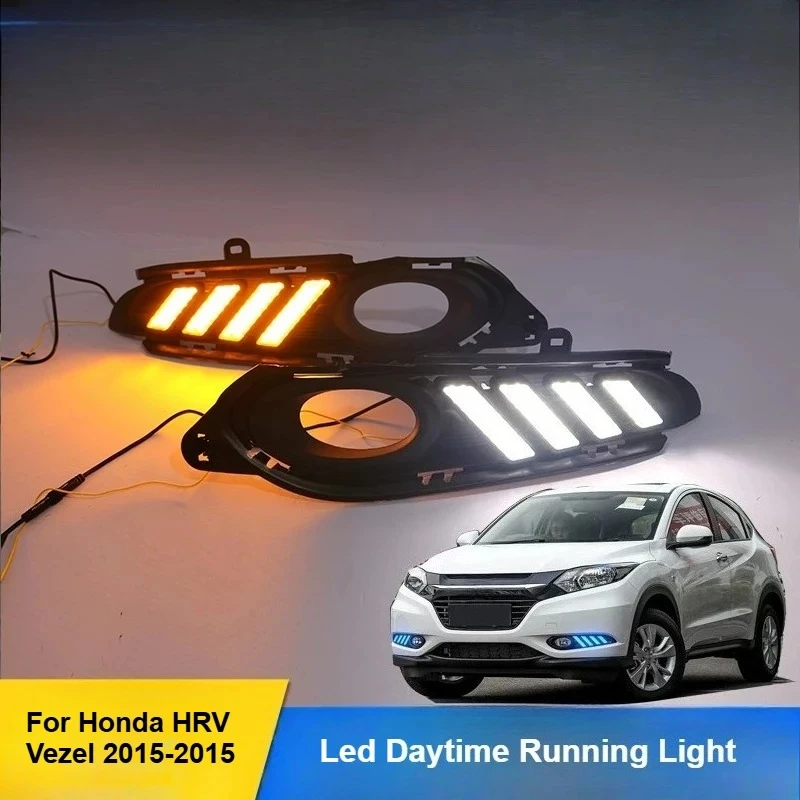 For Honda HRV Vezel 2015-2018 Led Daytime Running Light Dymanic Turn Signal Front Fog Lamp Modification Accessories
For Honda HRV Vezel 2015-2018 Led Daytime Running Light Dymanic Turn Signal Front Fog Lamp Modification Accessories