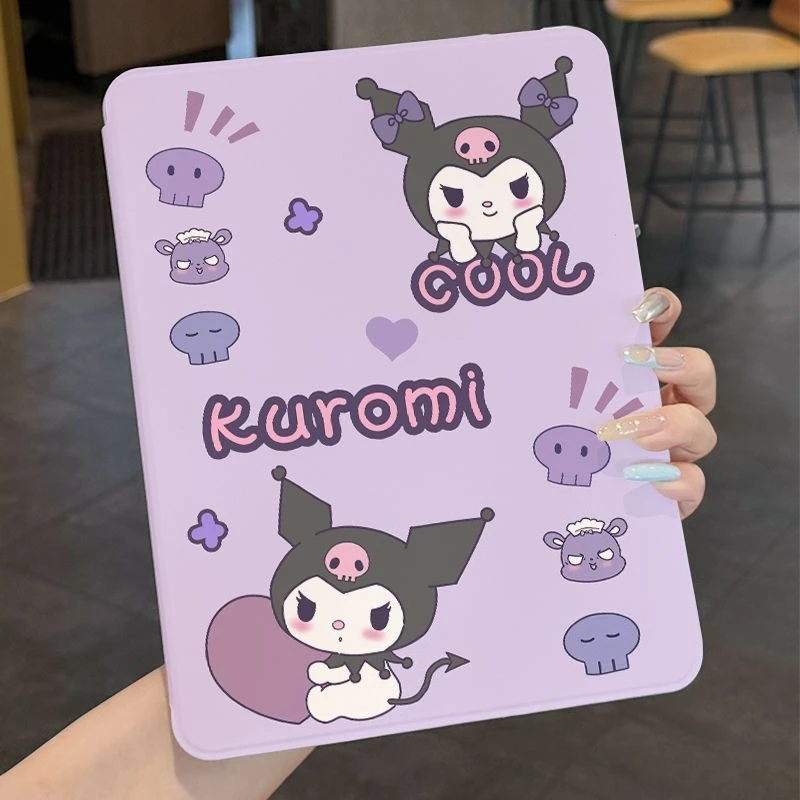 Cute Kuromi IPad Case with Pen Holder for IPad Air8 Ai7/6 Pro 12.9/13in 11 10th 10.9 9/8/7th 6/5th 9.7in Clear Acrylic Back Case
Cute Kuromi IPad Case with Pen Holder for IPad Air8 Ai7/6 Pro 12.9/13in 11 10th 10.9 9/8/7th 6/5th 9.7in Clear Acrylic Back Case