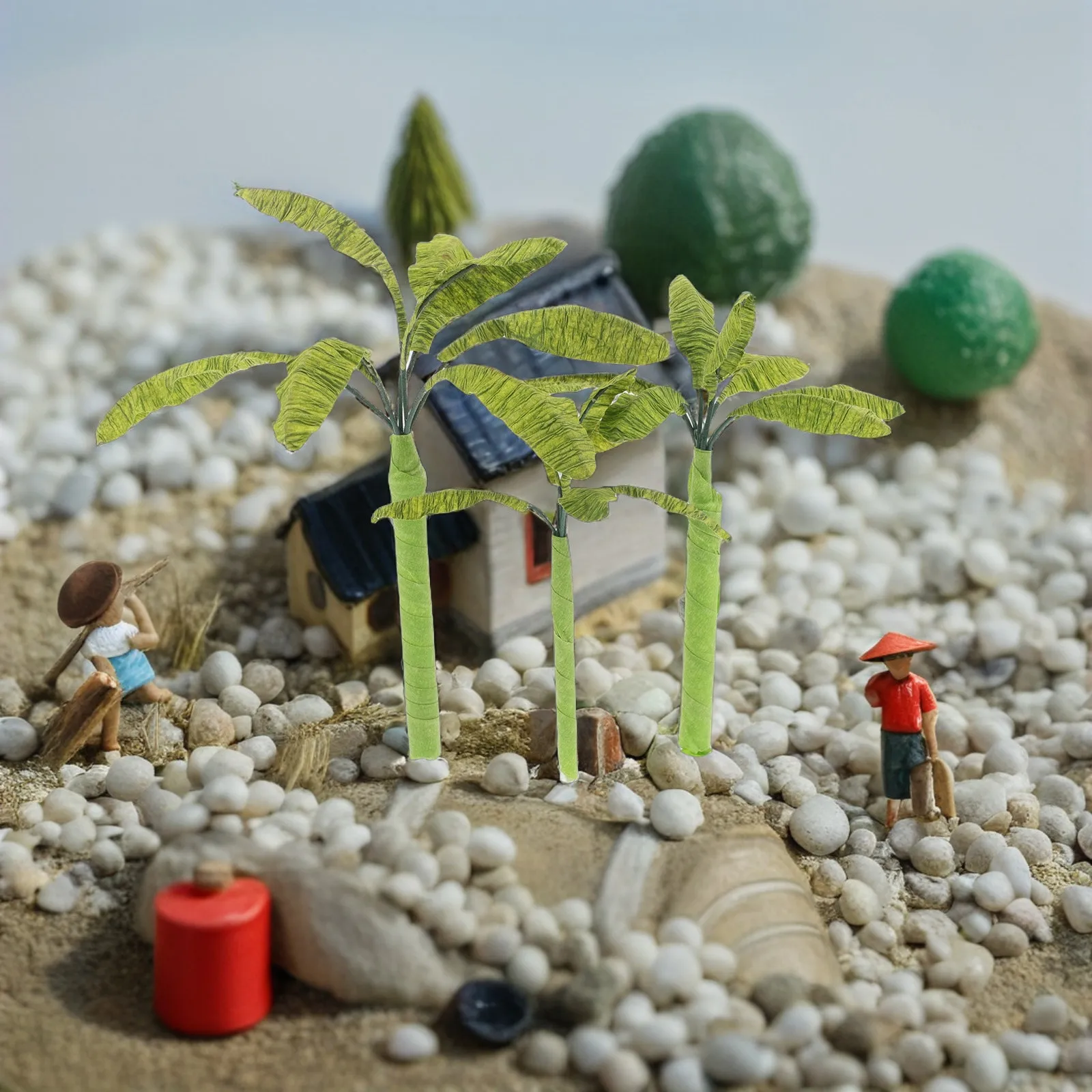 3Pcs Authentic Banana Tree Mini Models for Sand Table Layouts Micro Landscape Scenery DIY Decor Intricate Crafted Miniature
3Pcs Authentic Banana Tree Mini Models for Sand Table Layouts Micro Landscape Scenery DIY Decor Intricate Crafted Miniature