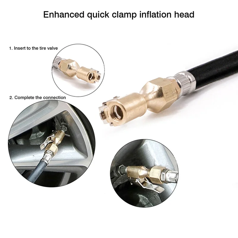 Digital Tire Pressure Inflator Gauge Tire Pressure Gauge Air Line Clip-Ontyre Pump
Digital Tire Pressure Inflator Gauge Tire Pressure Gauge Air Line Clip-Ontyre Pump