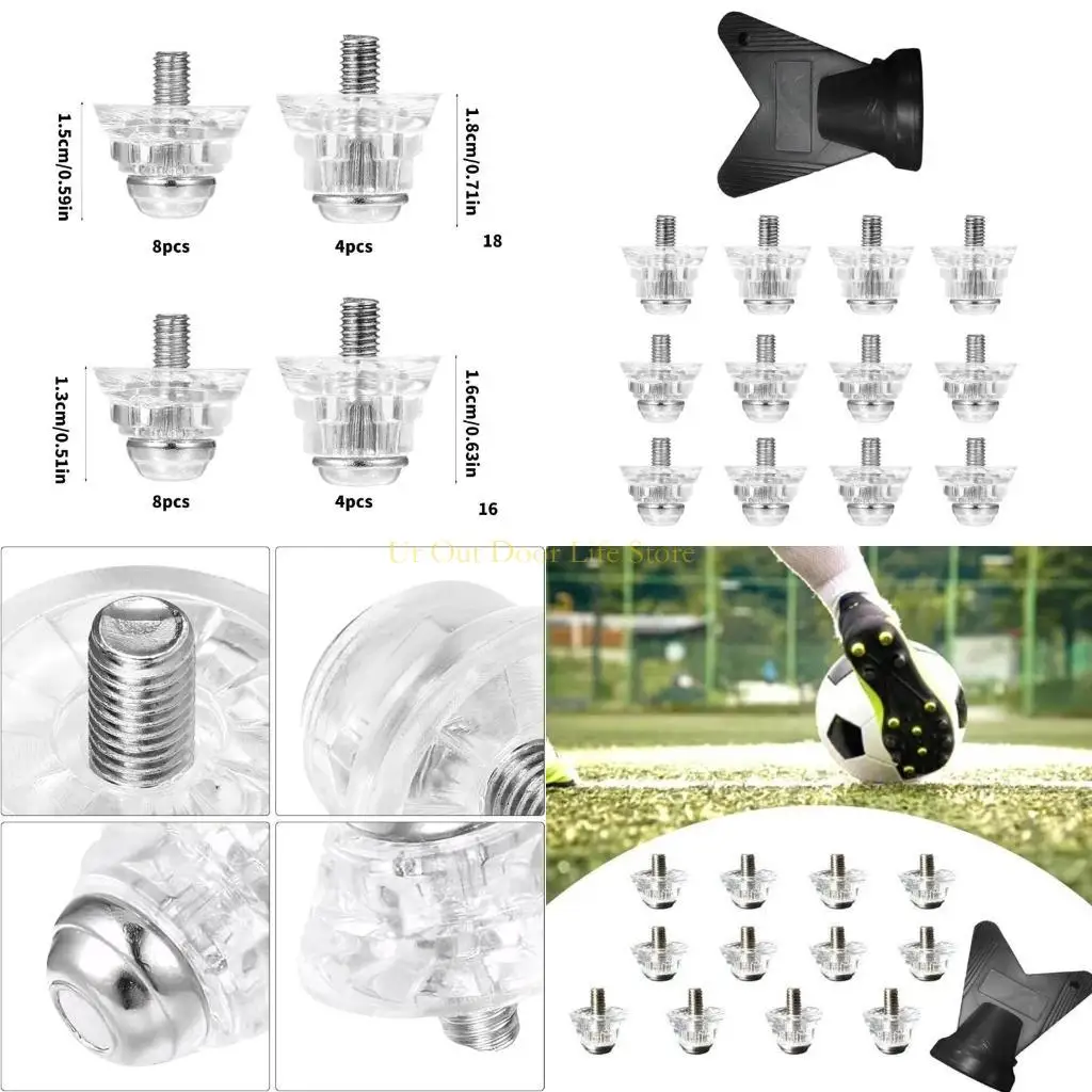 77UF Football Shoe Screw Studs Weather Resistant Soccers Cleat Replacement
77UF Football Shoe Screw Studs Weather Resistant Soccers Cleat Replacement