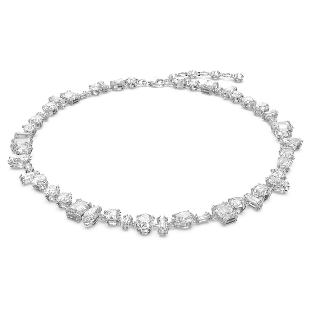 Mixed-Cut Crystal Tennis Choker Necklace for Women
Mixed-Cut Crystal Tennis Choker Necklace for Women