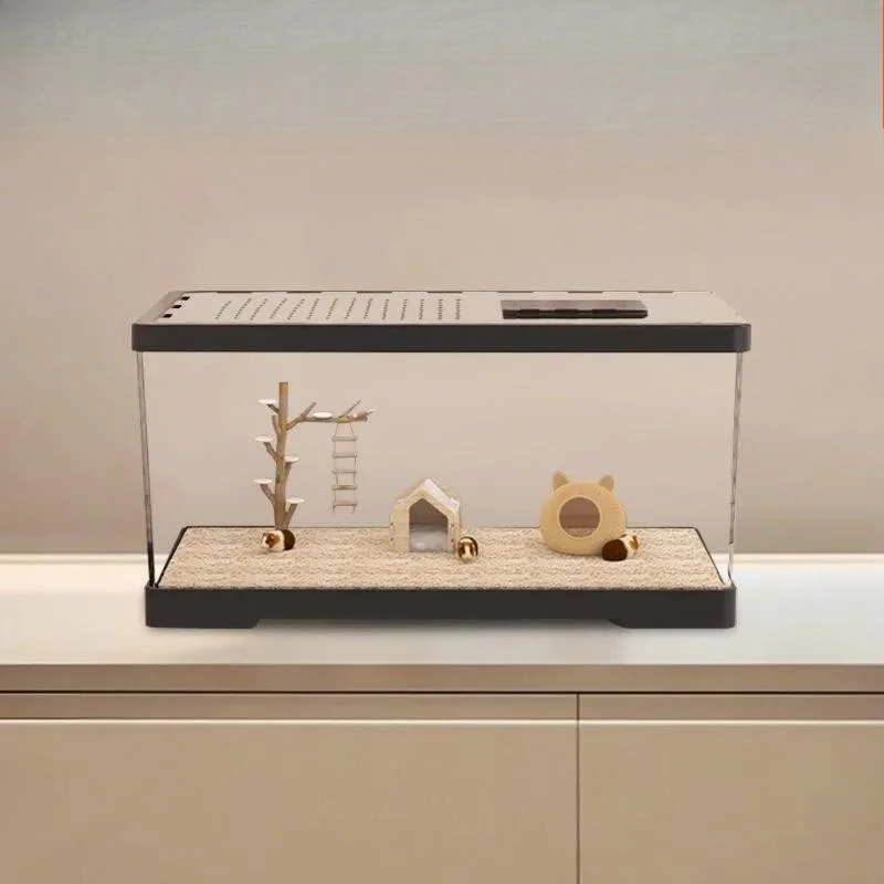 Luxury Transparent Hamster Cage for Golden Hamster Hedgehog Spacious Villa with Toys
Luxury Transparent Hamster Cage for Golden Hamster Hedgehog Spacious Villa with Toys