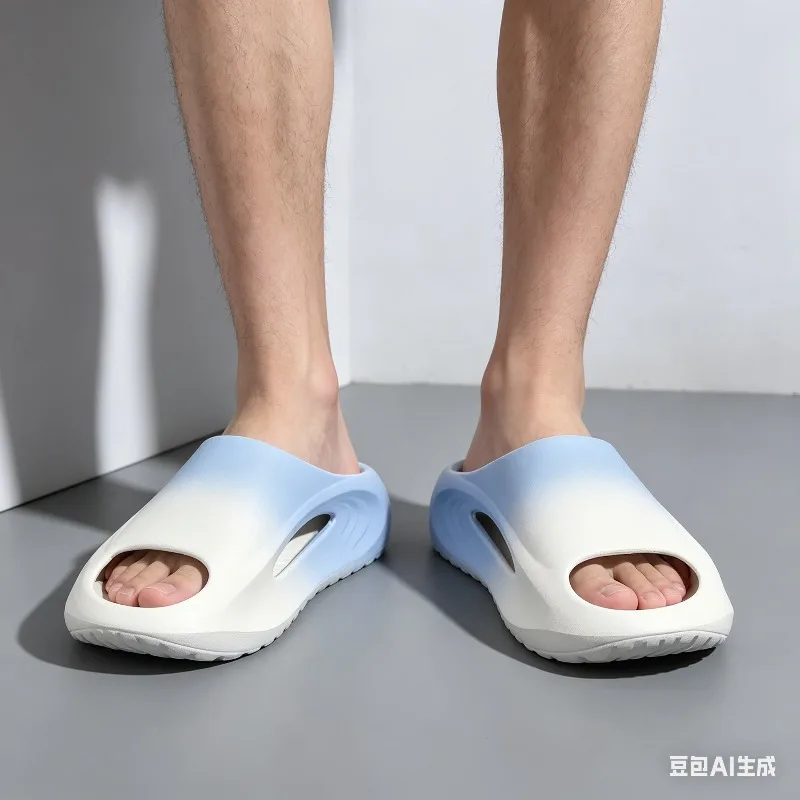 New Men's Summer Sports Slippers Fashion Thick Bottom EVA Slides Soft Hollow Unisex Sports Sandals Non-slip Beach Slides
New Men's Summer Sports Slippers Fashion Thick Bottom EVA Slides Soft Hollow Unisex Sports Sandals Non-slip Beach Slides