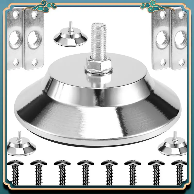 4 PCS Billiard/Pool Table Leg Levelers 5 Inch Metal Game Table Leg Levelers Heavy Duty Leveling Feets For Pool Table Highly Reco