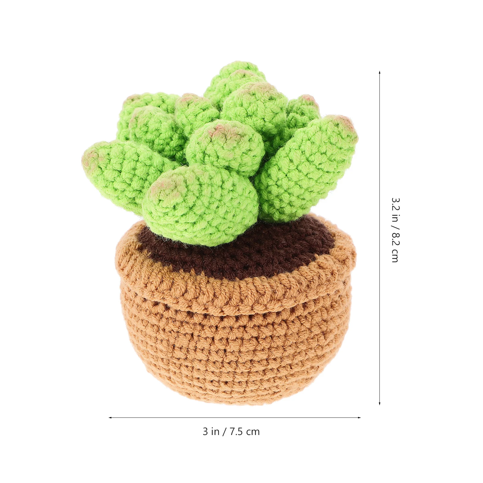 Eternal Succulent Ornaments Indoor Plant Crochet Flowers Potted Decor Green Faux Craft Artificial Handmade Vivid Design
Eternal Succulent Ornaments Indoor Plant Crochet Flowers Potted Decor Green Faux Craft Artificial Handmade Vivid Design