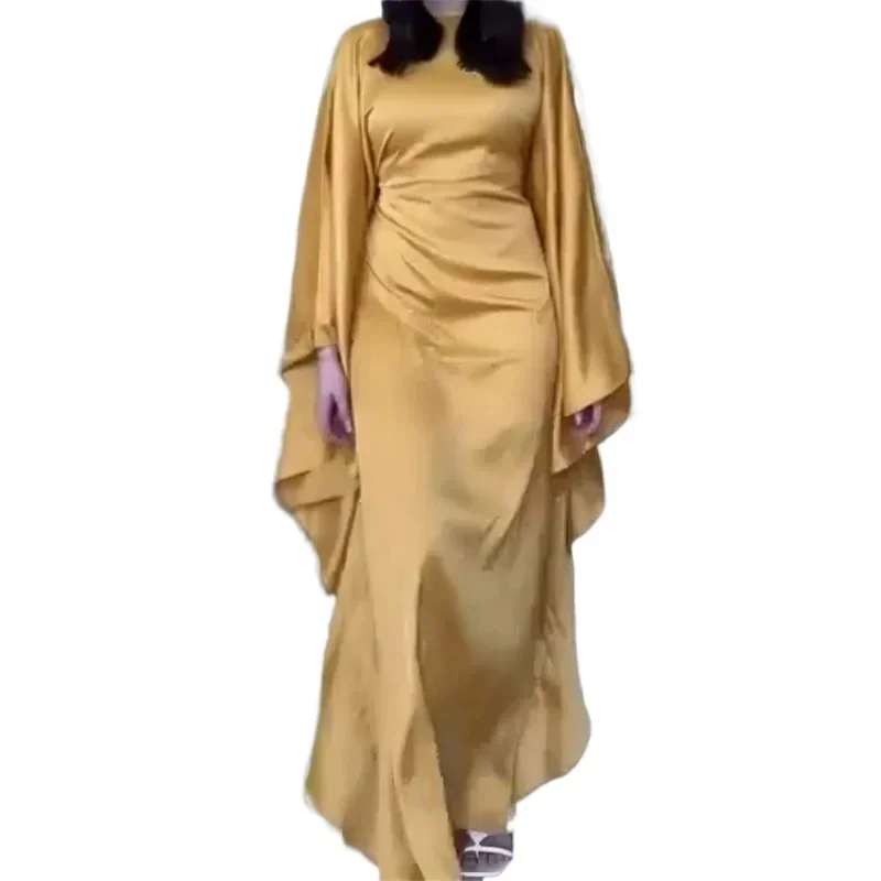 Eid Shiny Batwing Satin Abaya Dubai Luxury 2025 Muslim Abayas For Women Maxi Kaftan Dress Islamic Clothing Caftan Marocain Femme
Eid Shiny Batwing Satin Abaya Dubai Luxury 2025 Muslim Abayas For Women Maxi Kaftan Dress Islamic Clothing Caftan Marocain Femme