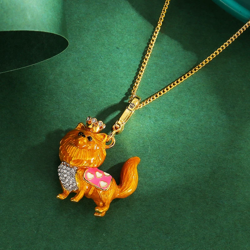 1Pc Exquisite Enameled Chow Chow Animal Pendant,A Unique And Adorable Puppy Necklace,Party Jewelry Halloween Christmas Gifts
1Pc Exquisite Enameled Chow Chow Animal Pendant,A Unique And Adorable Puppy Necklace,Party Jewelry Halloween Christmas Gifts