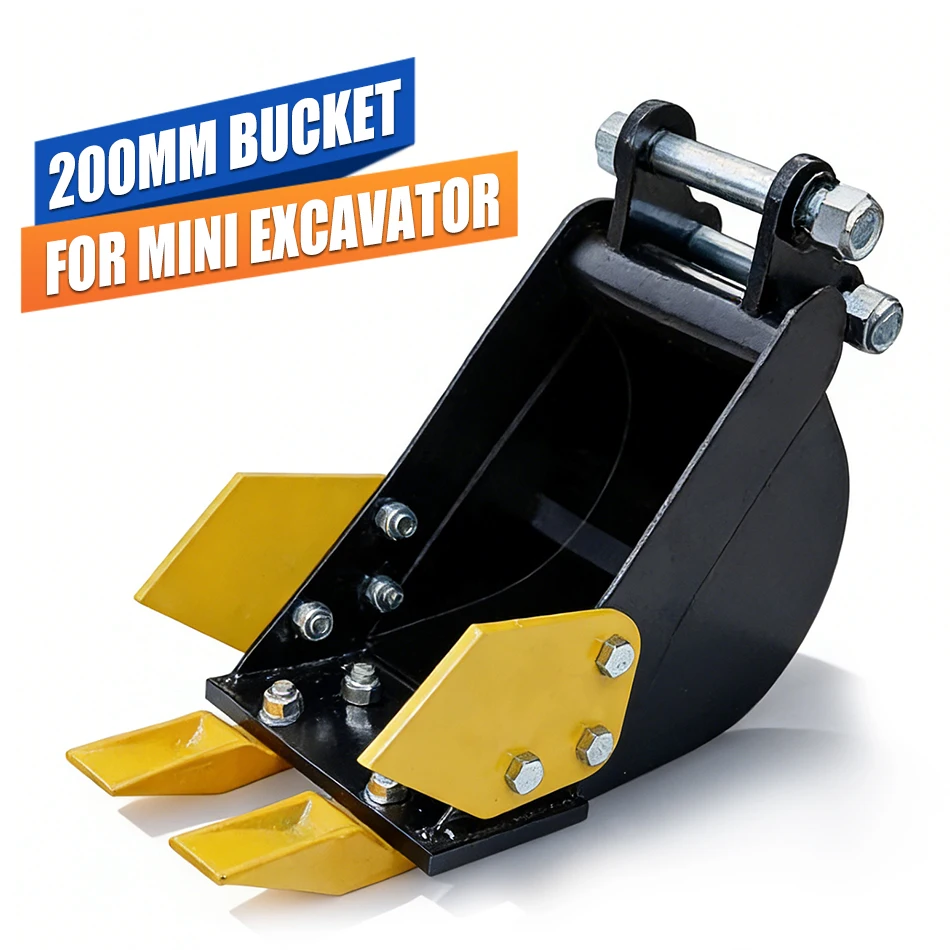 Excavator Accessories, Mini Excavator Attachment 200mm Bucket Small Excavator Attachment 200mm Bucket
Excavator Accessories, Mini Excavator Attachment 200mm Bucket Small Excavator Attachment 200mm Bucket