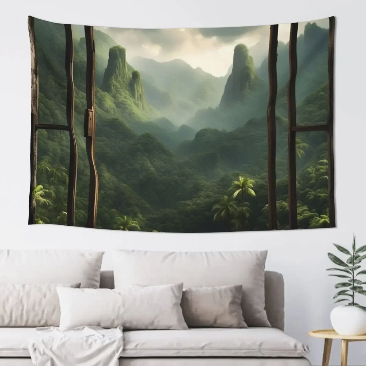Bringing the Rainforest and Mountains into the Home Digital Art Tapestry Wall Deco Room Decor For Girls Tapestry
Bringing the Rainforest and Mountains into the Home Digital Art Tapestry Wall Deco Room Decor For Girls Tapestry