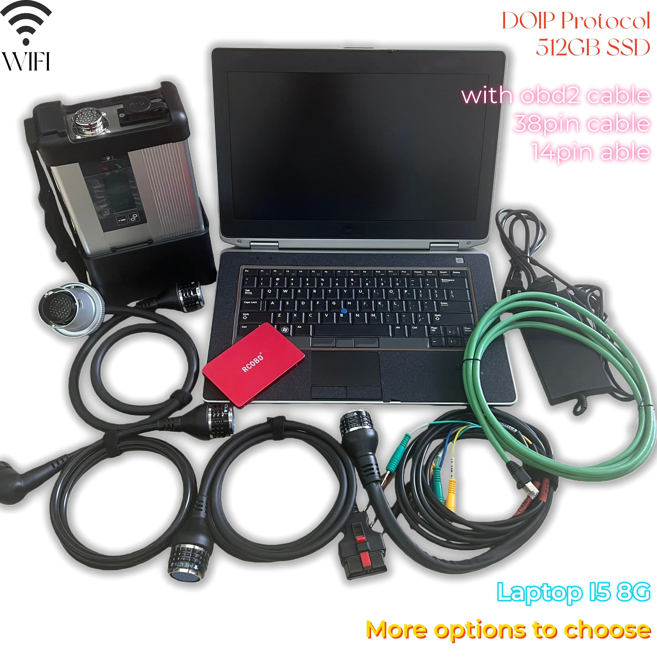 MB STAR C5 SD Compact Wi-Fi Connect Doip для Mercedes Cars Trucks Software V2023.09 E6420 Ноутбук 8G i5 512 ГБ SSD Win10 Сканер
MB STAR C5 SD Compact Wi-Fi Connect Doip для Mercedes Cars Trucks Software V2023.09 E6420 Ноутбук 8G i5 512 ГБ SSD Win10 Сканер