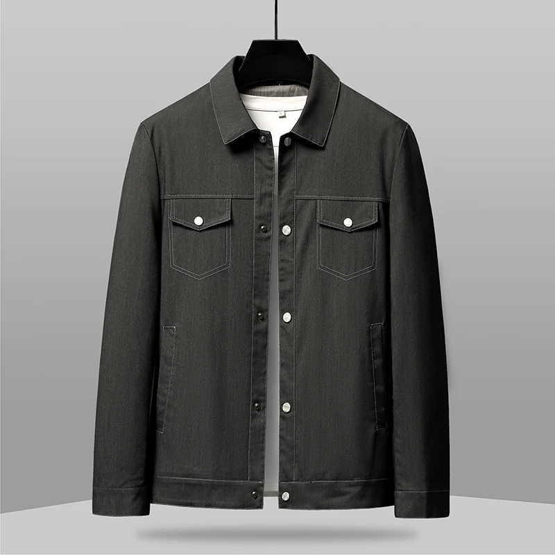 The 2025 autumn new casual denim jacket is fashionable, cool, trendy and versatile. It's a long-sleeved men's jacket
The 2025 autumn new casual denim jacket is fashionable, cool, trendy and versatile. It's a long-sleeved men's jacket