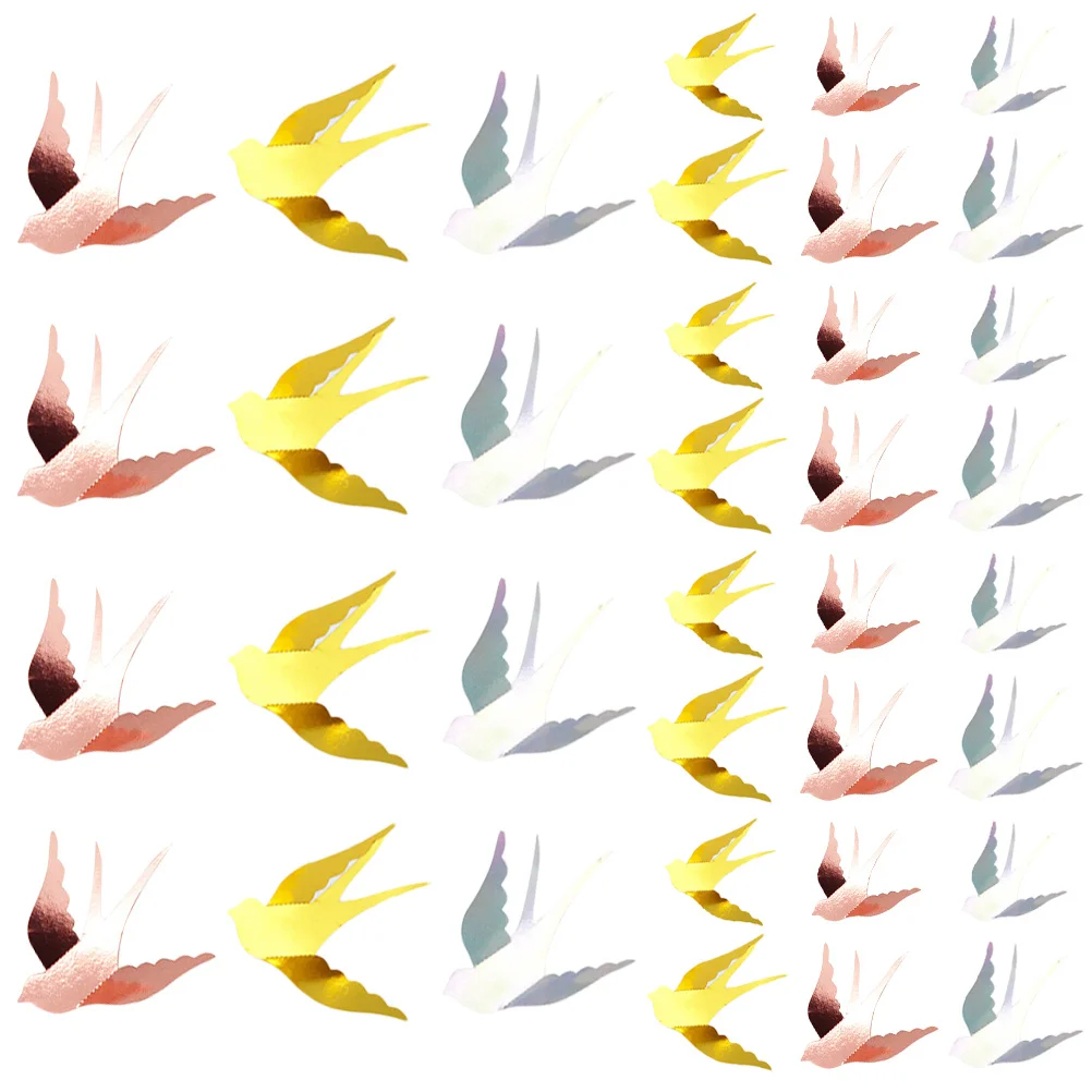 36Pcs 3D Metal Swallow Wall Decor Realistic Wall Art Ornaments for Home Office Living Room Bedroom Decoration Swallow Ornament 
36Pcs 3D Metal Swallow Wall Decor Realistic Wall Art Ornaments for Home Office Living Room Bedroom Decoration Swallow Ornament