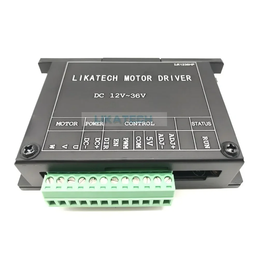 Brushless DC motor driver controller ESC supports 12-36v wide voltage PWM / analog / potentiometer speed regulation
Brushless DC motor driver controller ESC supports 12-36v wide voltage PWM / analog / potentiometer speed regulation