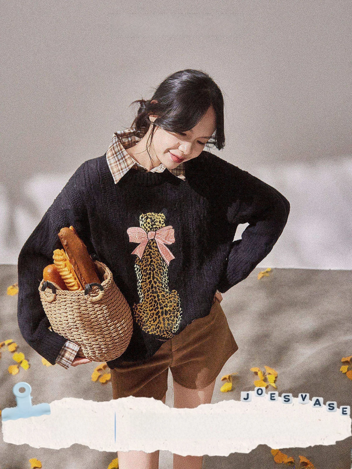 Jo And Flower Vase × LAB Wild Sequence Leopard Print Knitted Sweater Women's Autumn New Sle Outerwear Lazy Top
Jo And Flower Vase × LAB Wild Sequence Leopard Print Knitted Sweater Women's Autumn New Sle Outerwear Lazy Top