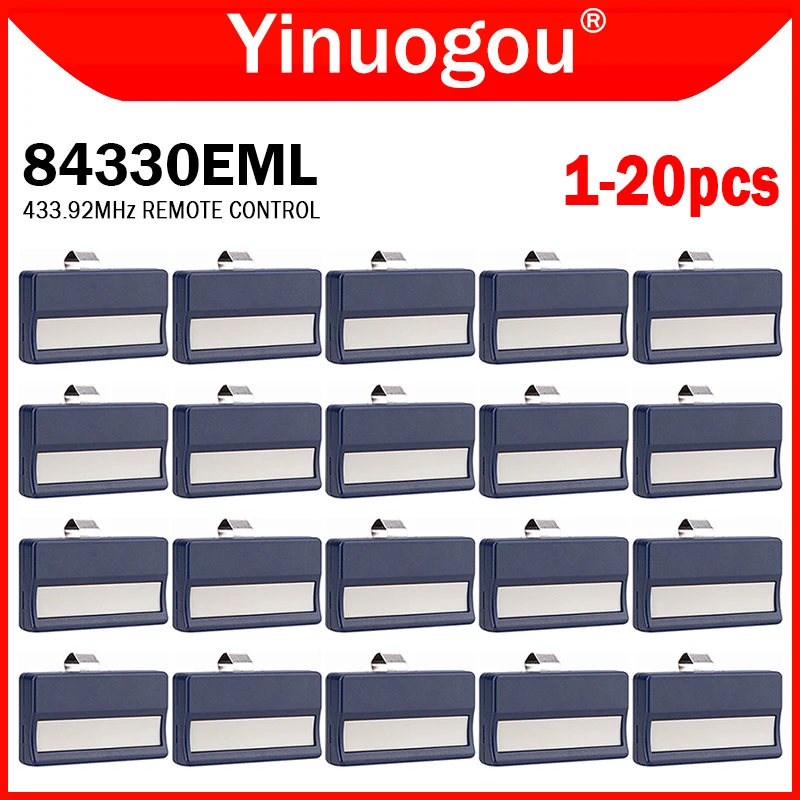 84330E 84333E 84335E 84330EML 84333EML 84335EML 94335E 94330E 94335EML 94330EML Garage Door Remote Control 433.92MHz
84330E 84333E 84335E 84330EML 84333EML 84335EML 94335E 94330E 94335EML 94330EML Garage Door Remote Control 433.92MHz