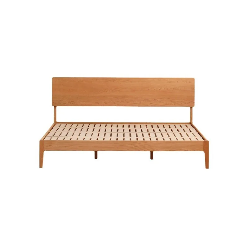 Nordic solid wood bed cherry wood 1.5 single Chihiro bed 1.8 meters double bed material
Nordic solid wood bed cherry wood 1.5 single Chihiro bed 1.8 meters double bed material