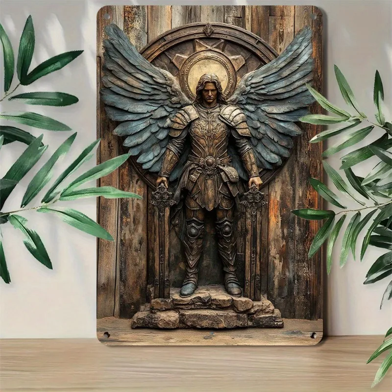 Angel Warrior Aluminum Metal Wall Art Decor, Vintage Style Tin Sign Poster for Home, Bar, Club, Cafe, 7.9x11.8"/11.8x17.7"
Angel Warrior Aluminum Metal Wall Art Decor, Vintage Style Tin Sign Poster for Home, Bar, Club, Cafe, 7.9x11.8"/11.8x17.7"