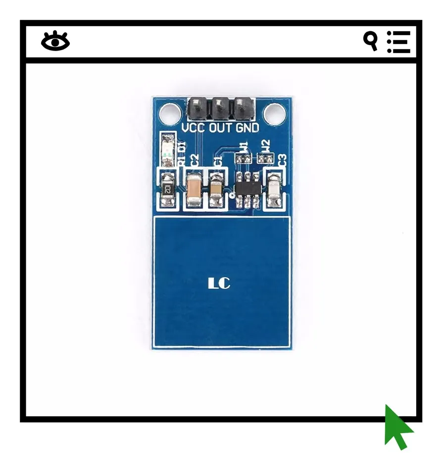 5PCS TTP223 capacitive touch switch digital touch sensor module
5PCS TTP223 capacitive touch switch digital touch sensor module