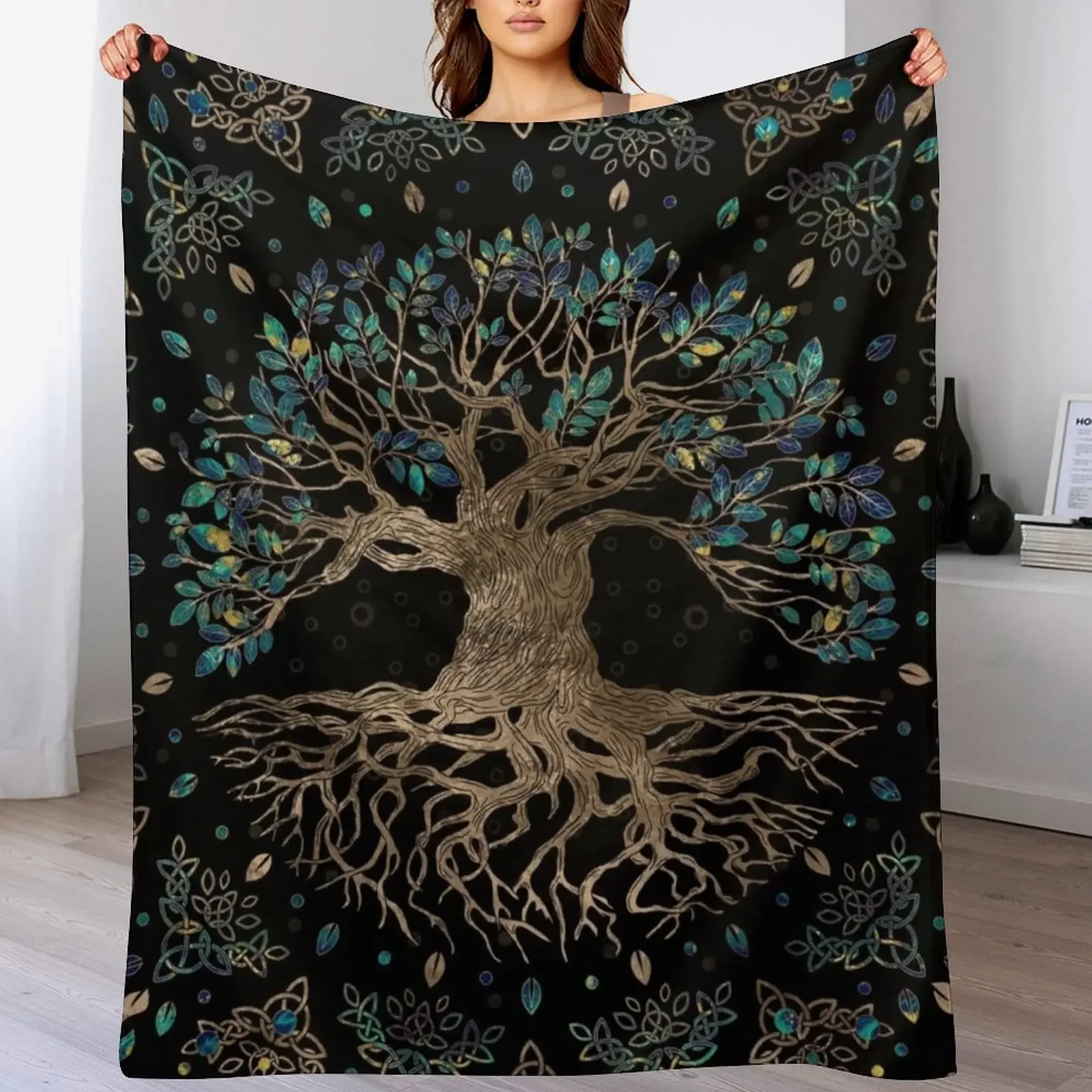 Tree of life -Yggdrasil Golden and Marble ornament Throw Blanket Thermal Luxury Throw Vintage Blankets
Tree of life -Yggdrasil Golden and Marble ornament Throw Blanket Thermal Luxury Throw Vintage Blankets