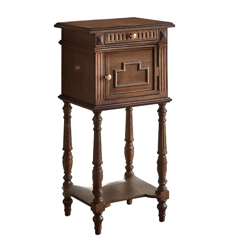 Solid wood retro bed corner storage cabinet household living room sofa decorative cabinet
Solid wood retro bed corner storage cabinet household living room sofa decorative cabinet