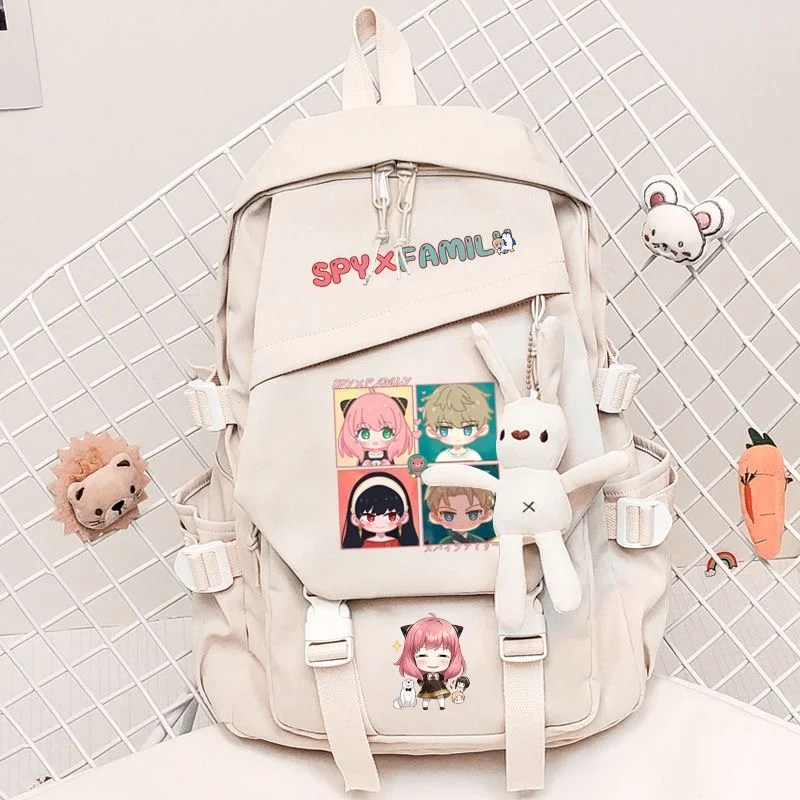 SPY×FAMILY Anya Cartoon Backpacks Teenarges Schoolbag Bookbag Anime Men Women Fashion Outdoor Shoulder Laptop Bags Mochila
SPY×FAMILY Anya Cartoon Backpacks Teenarges Schoolbag Bookbag Anime Men Women Fashion Outdoor Shoulder Laptop Bags Mochila