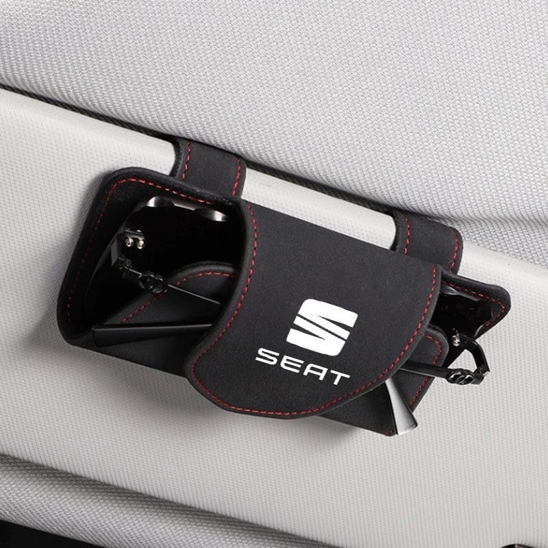 Suede Car Glasses Storage Sunglasses Storage Holder For SEAT Ibiza Leon Cupra E-Racer Ateca FR Toledo Auto Interior Accessories
Suede Car Glasses Storage Sunglasses Storage Holder For SEAT Ibiza Leon Cupra E-Racer Ateca FR Toledo Auto Interior Accessories