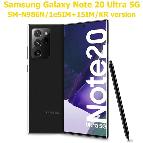 Samsung Galaxy Note 20 Ultra 5G Smart Android Phone 6.9-inch Samsung Smart Phone NFC 4500mAh 108MP HK Version Unlocked SM-N986N