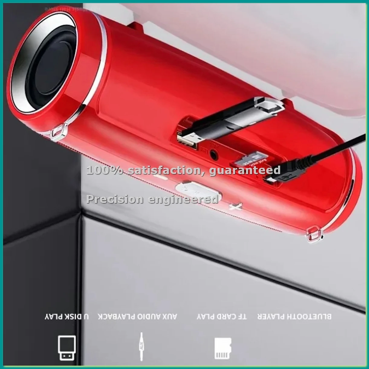 Уличная беспроводная аудиосистема с 3D-звуком, Bluetooth-колонка 200 Вт, портативная, с мощными басами и FM-радио (красная) - TCES
Уличная беспроводная аудиосистема с 3D-звуком, Bluetooth-колонка 200 Вт, портативная, с мощными басами и FM-радио (красная) - TCES