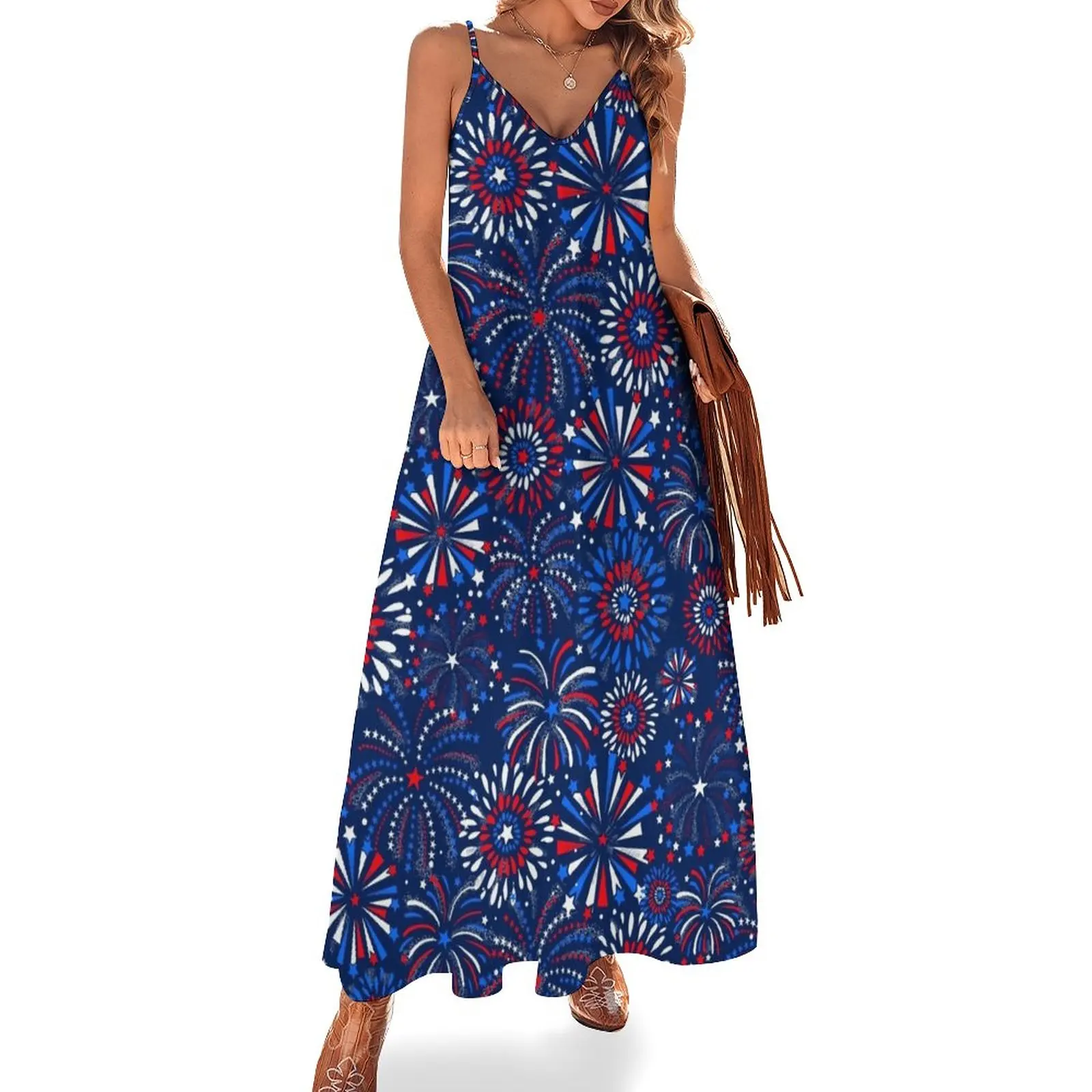 Red White & Blue fireworks Sleeveless Dress long dresses for women women's evening dresses 2025 women's evening dresses Dress
Red White & Blue fireworks Sleeveless Dress long dresses for women women's evening dresses 2025 women's evening dresses Dress