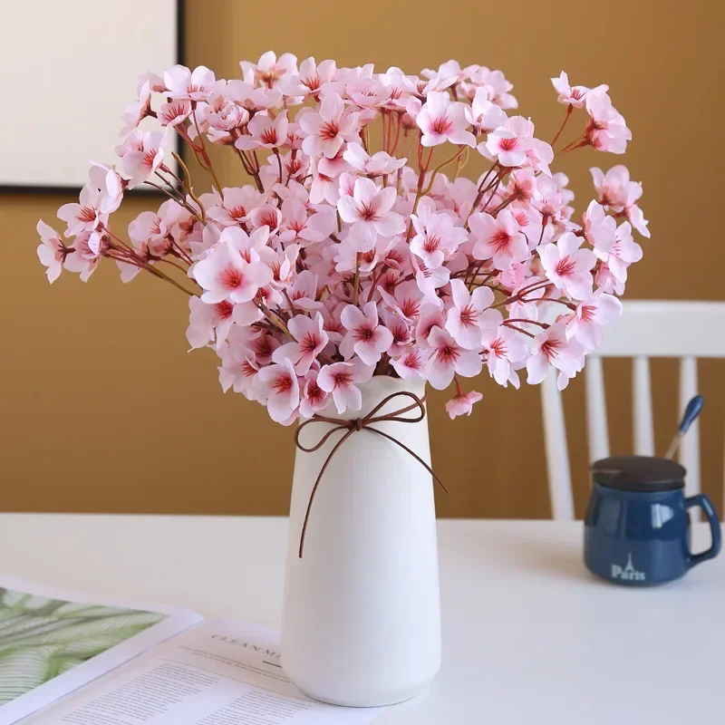 Artificial Peach Blossom Party Decorations Fake Flowers Faux Wintersweets Silk Flowers Arrangement for Wedding Home Office Decor
Artificial Peach Blossom Party Decorations Fake Flowers Faux Wintersweets Silk Flowers Arrangement for Wedding Home Office Decor