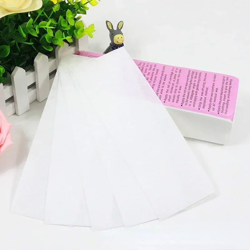 Professional Depilatory Beauty Tool for Leg Hairs Removal, 100Pcs Non - woven Fabric Waxing Papers Hair Removal Waxing Strips
Professional Depilatory Beauty Tool for Leg Hairs Removal, 100Pcs Non - woven Fabric Waxing Papers Hair Removal Waxing Strips