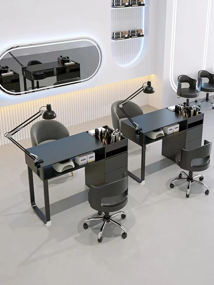 Log color manicure table and chair set Japanese single double multi-functional manicure table Internet celebrity light luxury
Log color manicure table and chair set Japanese single double multi-functional manicure table Internet celebrity light luxury