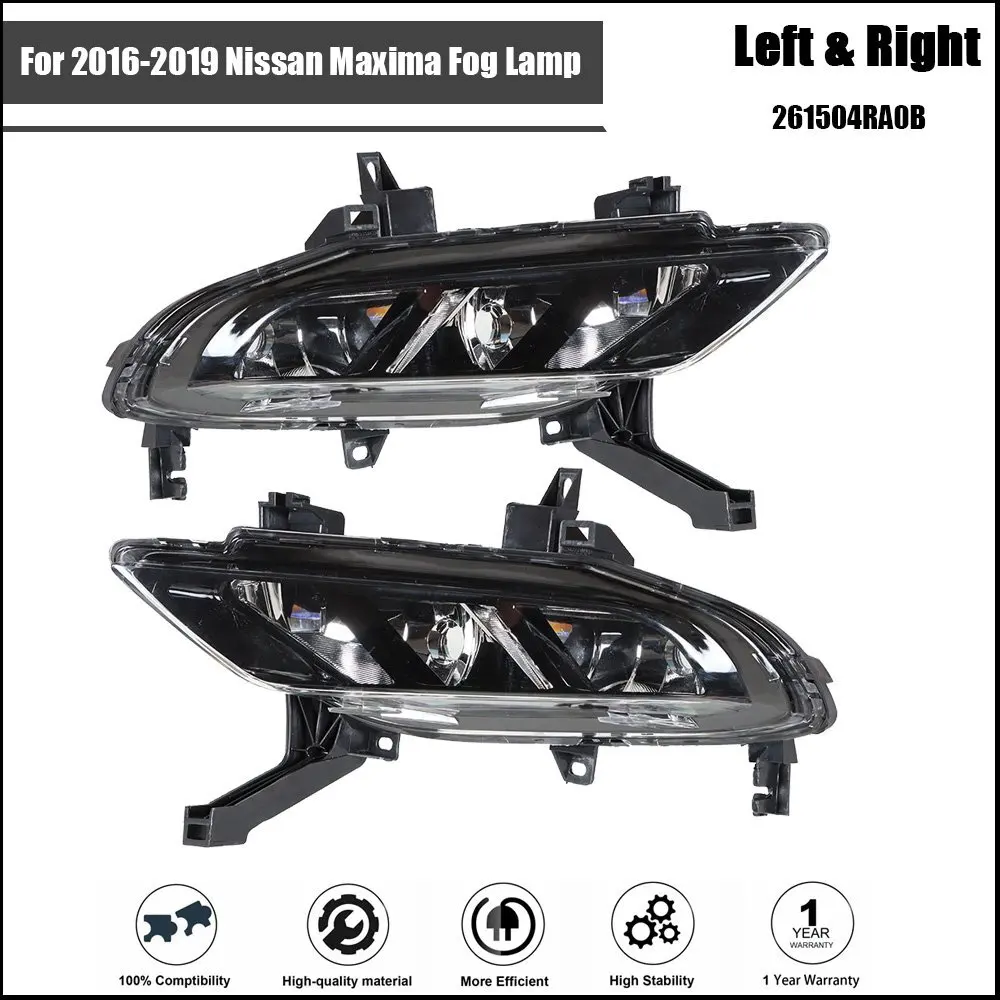 For 2016-2019 Nissan Maxima Front Fog Lamp Set Left+Right Factory Clear Lens
For 2016-2019 Nissan Maxima Front Fog Lamp Set Left+Right Factory Clear Lens