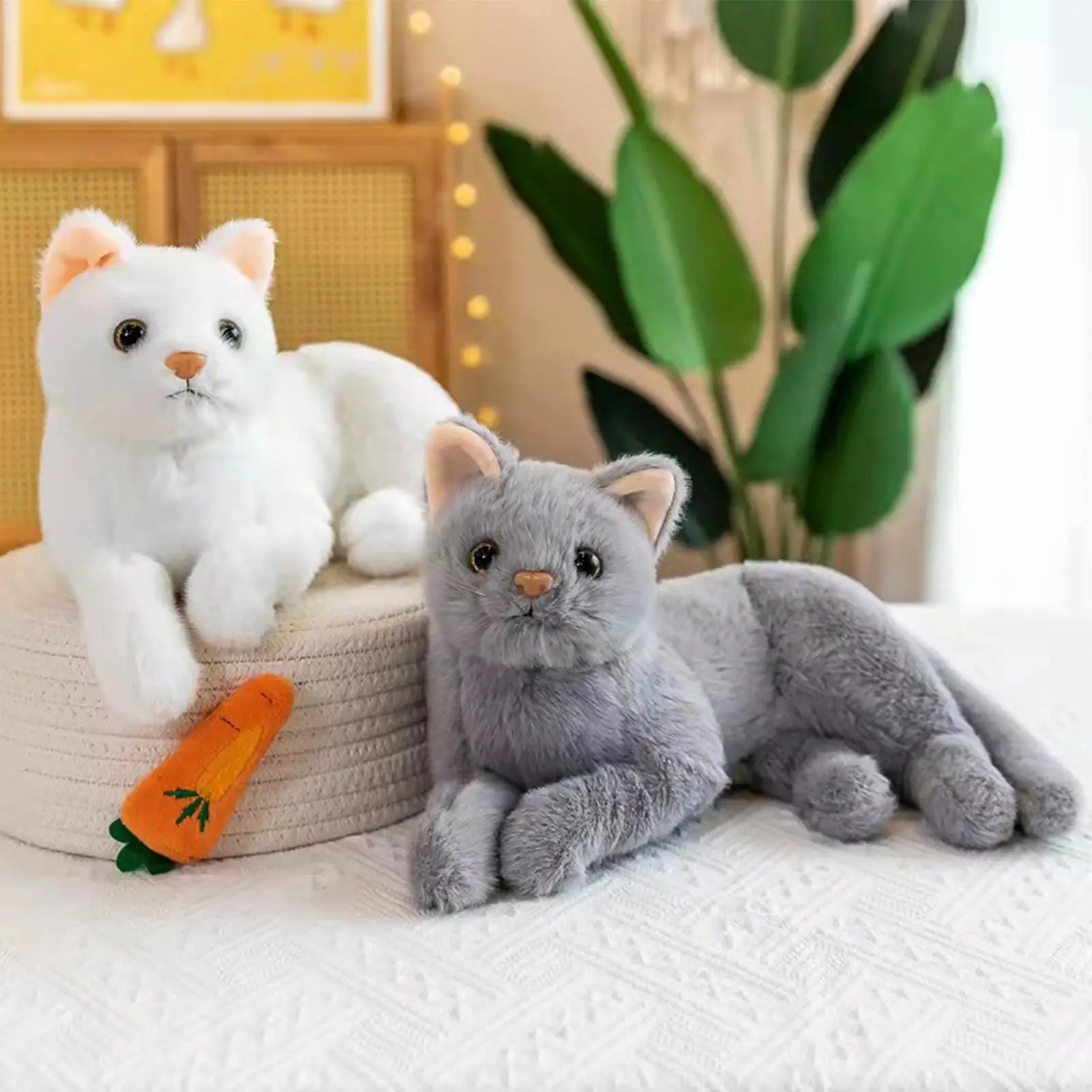 Мягкая игрушка-кошка 12 дюймов, реалистичная плюшевая подушка-игрушка для девочек, котенок, плюшевая кукла для дома, офиса, общежития, автомобиля, дивана, детской комнаты
Мягкая игрушка-кошка 12 дюймов, реалистичная плюшевая подушка-игрушка для девочек, котенок, плюшевая кукла для дома, офиса, общежития, автомобиля, дивана, детской комнаты