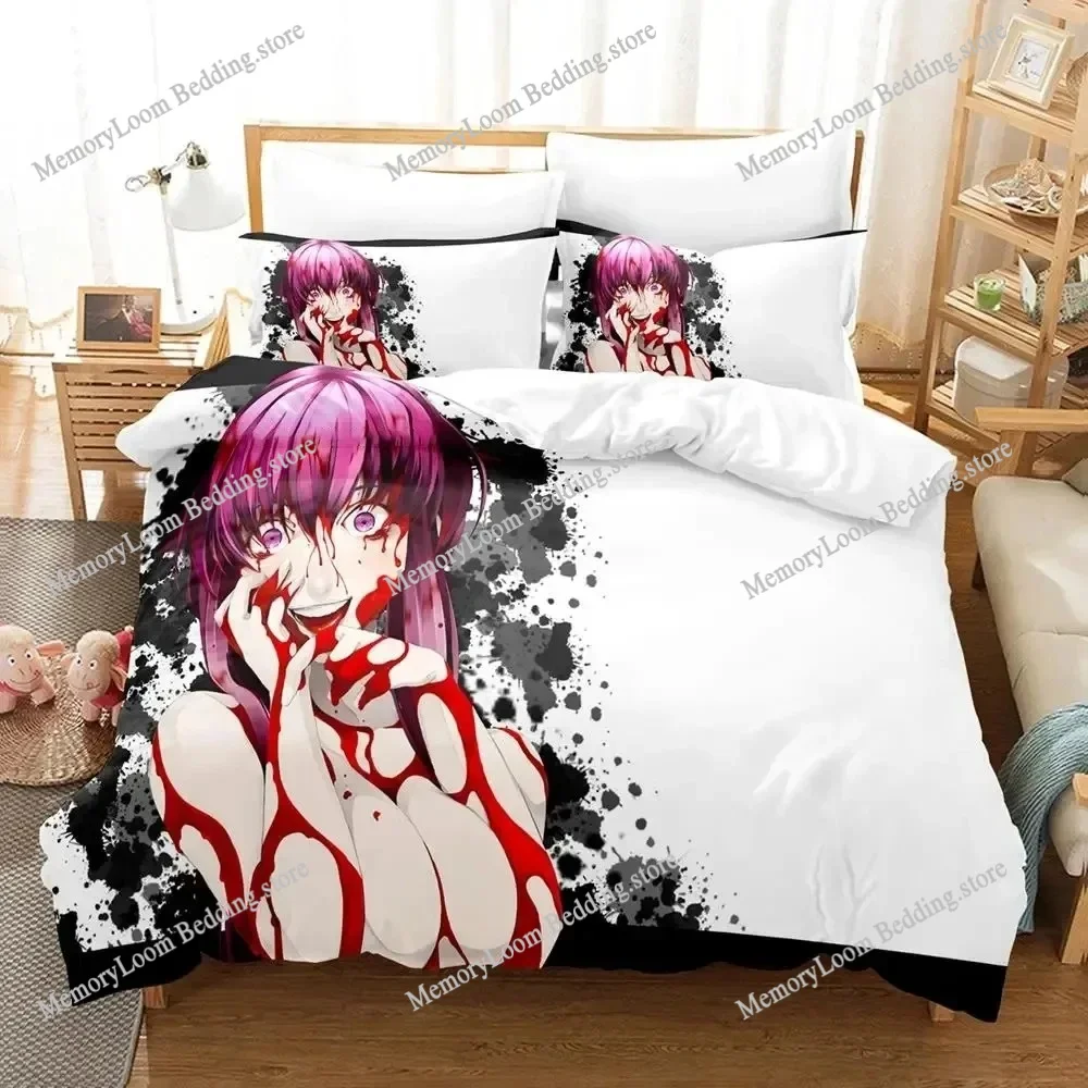 Anime Series Popular Future Diary Yuno Gasai Bedding Set Full/Queen Size Duvet Cover Pillowcase Kids Bedroom Decor Soft Set
Anime Series Popular Future Diary Yuno Gasai Bedding Set Full/Queen Size Duvet Cover Pillowcase Kids Bedroom Decor Soft Set