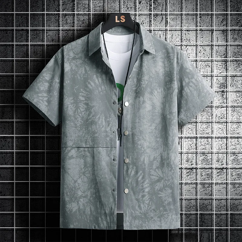 99077 8XL Large Size Summer Fashion Men's Short Sleeve Flower Printed Casual Shirt Beach Holiday Comfortable Loose Vintage Tops
99077 8XL Large Size Summer Fashion Men's Short Sleeve Flower Printed Casual Shirt Beach Holiday Comfortable Loose Vintage Tops