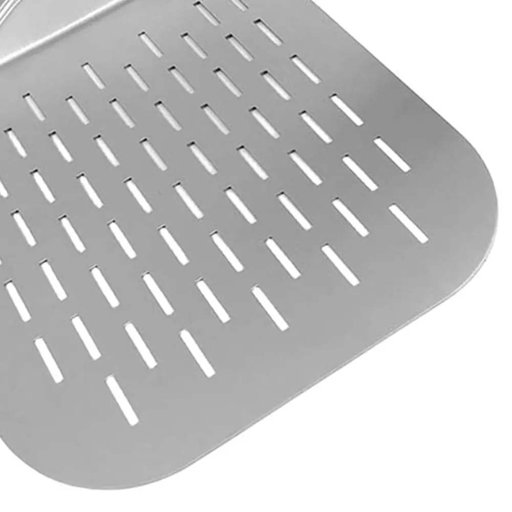 Stainless Steel Perforated Pizza Paddle with Foldable Handle Pizza Lifter Transfer Tool Multi-function Kitchen Utensils
Stainless Steel Perforated Pizza Paddle with Foldable Handle Pizza Lifter Transfer Tool Multi-function Kitchen Utensils