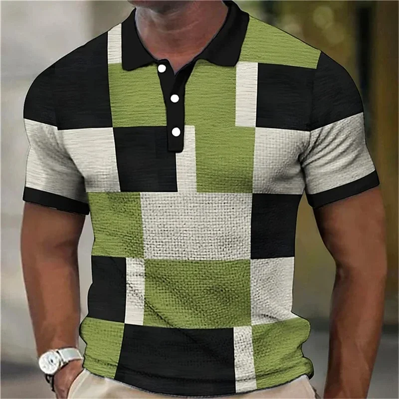 Vintage Splicing Striped Plaid 3D Printed Polo Shirts For Men Clothes Fashion Women Streetwear Block Graphic POLO Shirt Y2k Tops
Vintage Splicing Striped Plaid 3D Printed Polo Shirts For Men Clothes Fashion Women Streetwear Block Graphic POLO Shirt Y2k Tops