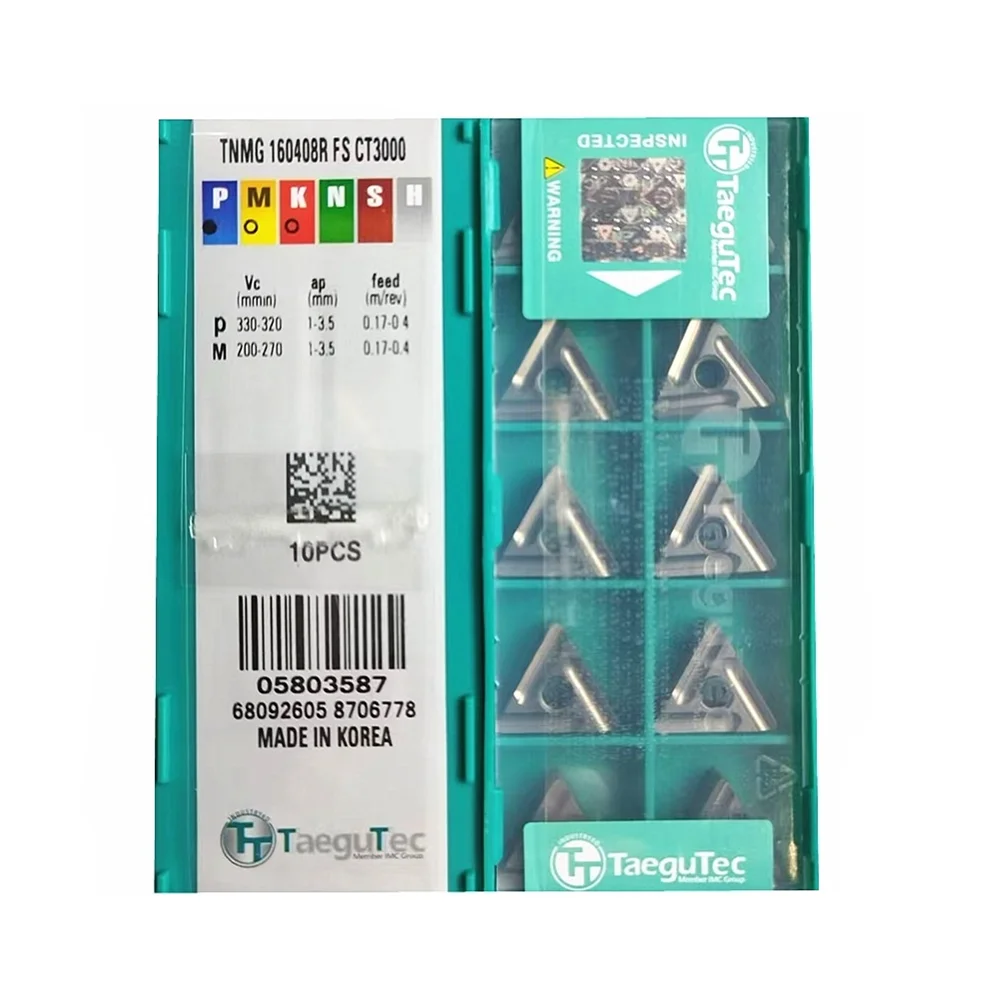 Пластины TaeguTec TNMG160404R-FS TNMG160408R-FS CT3000 керамика Внешний токарный инструмент Токарные пластины для обработки стали
Пластины TaeguTec TNMG160404R-FS TNMG160408R-FS CT3000 керамика Внешний токарный инструмент Токарные пластины для обработки стали