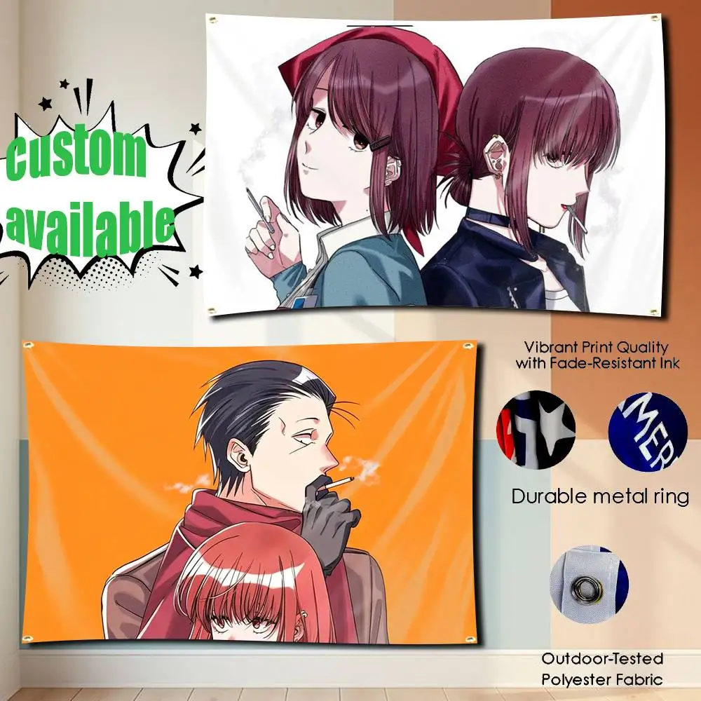 Yamada Anime Smoking With You Flag Tapestry Banner for Bedroom Living Room Outdoor Camping Custom Supported
Yamada Anime Smoking With You Flag Tapestry Banner for Bedroom Living Room Outdoor Camping Custom Supported