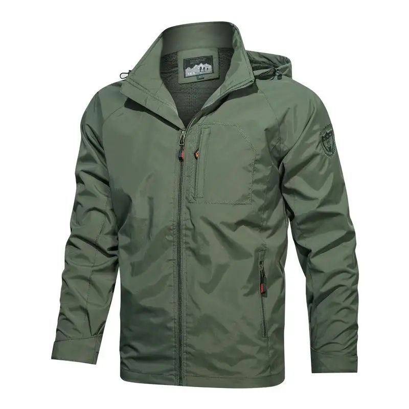 2025 Spring New Outdoor Workwear Thin Windproof Color Casual Hooded Jacket Men's Loose Fit Zipper Decoration PU Material
2025 Spring New Outdoor Workwear Thin Windproof Color Casual Hooded Jacket Men's Loose Fit Zipper Decoration PU Material