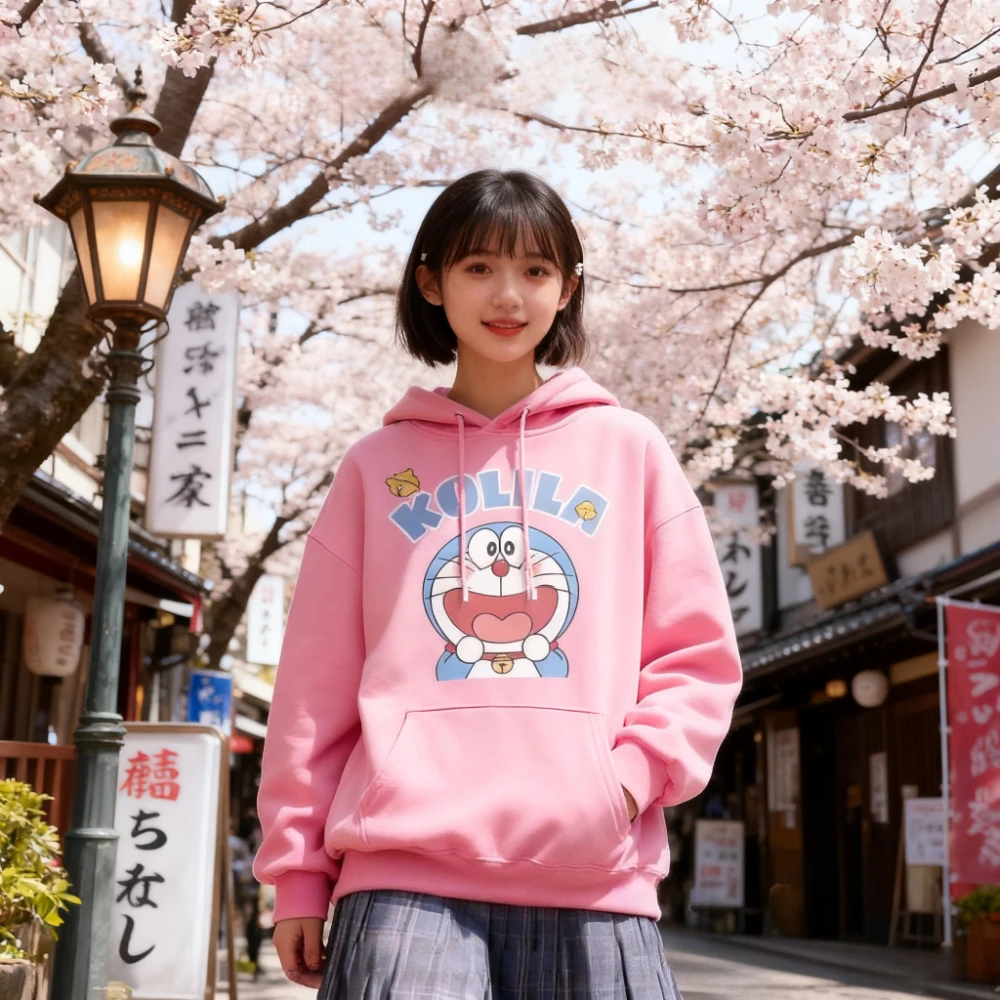 2025 Hooded Cartoon Doraemon Printed Cute Hoodie for Men and Women in Autumn and Winter Trendy Brand Lazy Style Loose Top Jacket
2025 Hooded Cartoon Doraemon Printed Cute Hoodie for Men and Women in Autumn and Winter Trendy Brand Lazy Style Loose Top Jacket