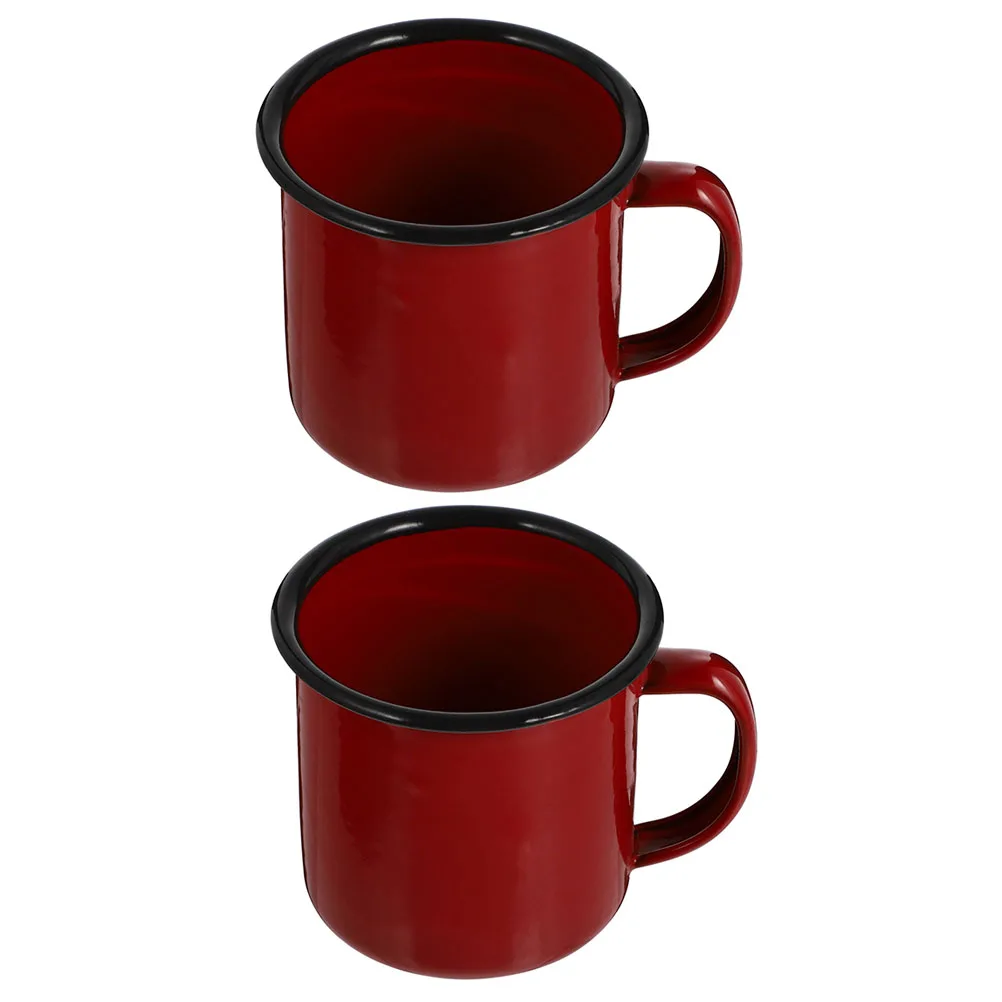 2pcs Water Cups Enamel Cup Retro Style Large Capacity Coffee Tea Mug Vintage Home Decor Drinking Glass Barware
2pcs Water Cups Enamel Cup Retro Style Large Capacity Coffee Tea Mug Vintage Home Decor Drinking Glass Barware
