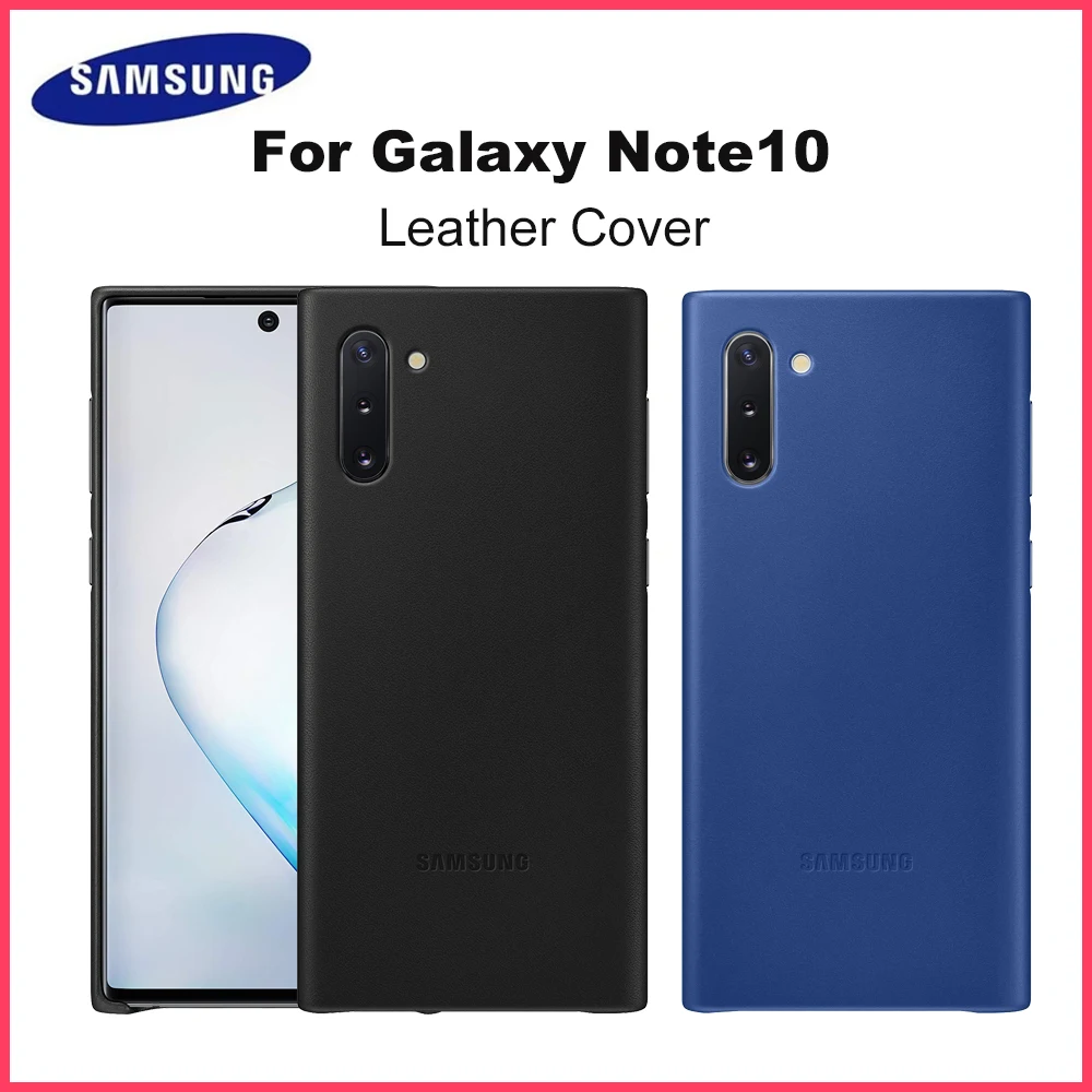 Samsung Original Galaxy Note10 Leather Cover for Note10 Leather Protective Cover (EF-VN970)
Samsung Original Galaxy Note10 Leather Cover for Note10 Leather Protective Cover (EF-VN970)