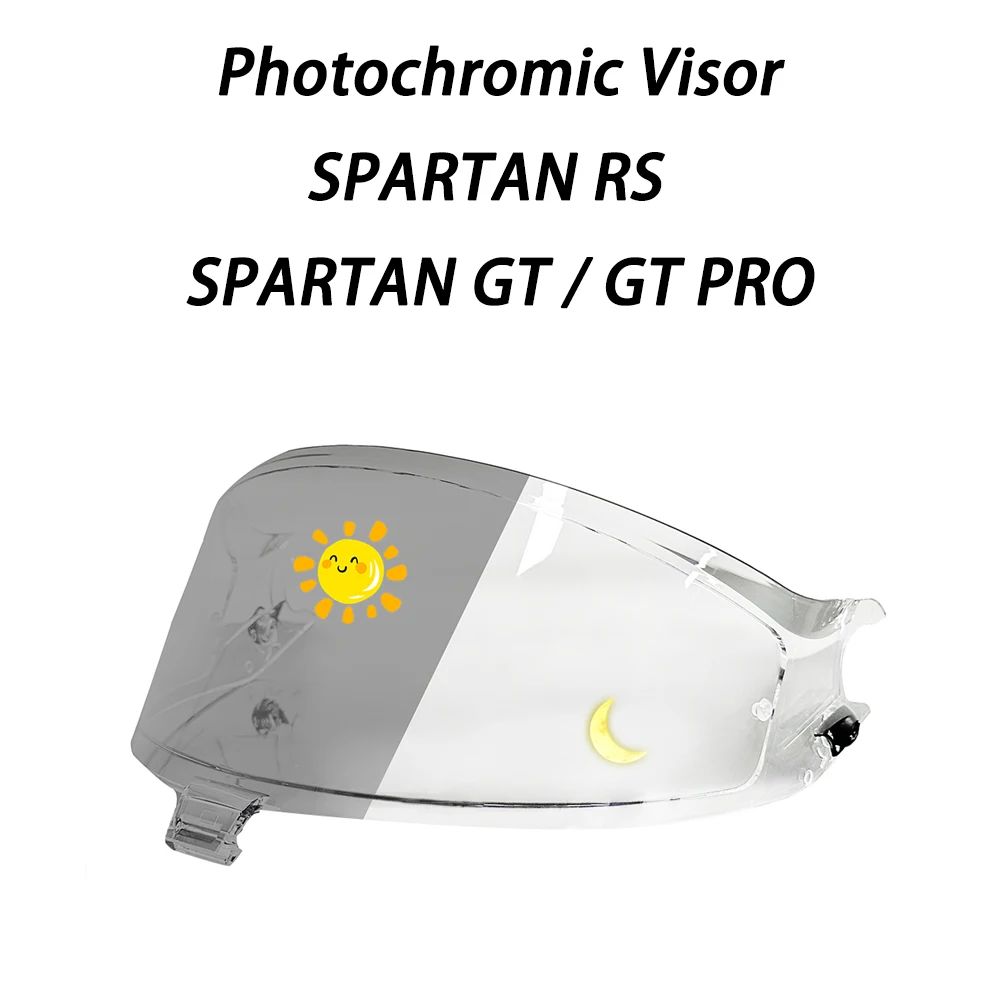 Photochromic Visor Shield Fit for SHARK SPARTAN GT / GT PRO / SPARTAN RS Helmet Face Shield Uv Protected Helmet Accessories
Photochromic Visor Shield Fit for SHARK SPARTAN GT / GT PRO / SPARTAN RS Helmet Face Shield Uv Protected Helmet Accessories
