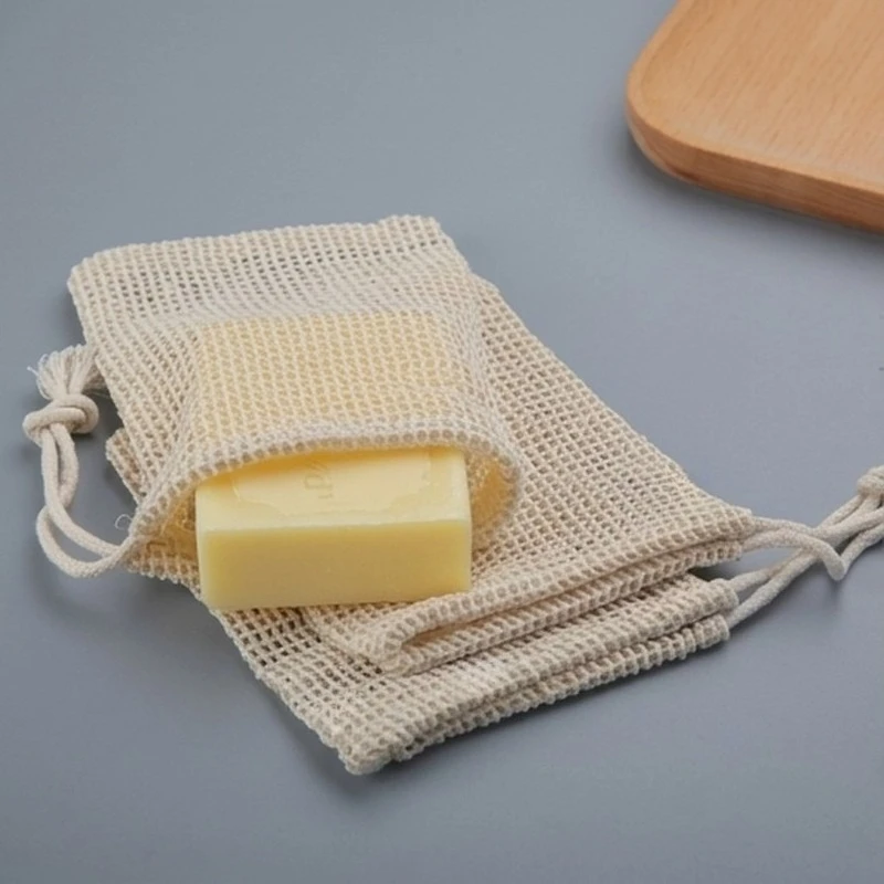 Handmade Natural Eco-Friendly Cotton Soap Saver Mesh Pouch Bag For Body Cleansing And Skincare
Handmade Natural Eco-Friendly Cotton Soap Saver Mesh Pouch Bag For Body Cleansing And Skincare